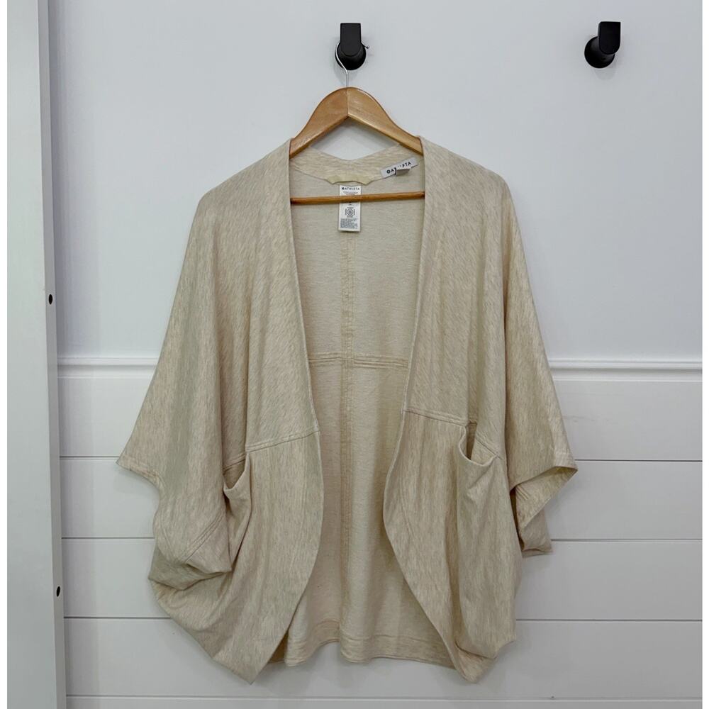 Women’s Athleta Cacoon Wrap Oatmeal Size S